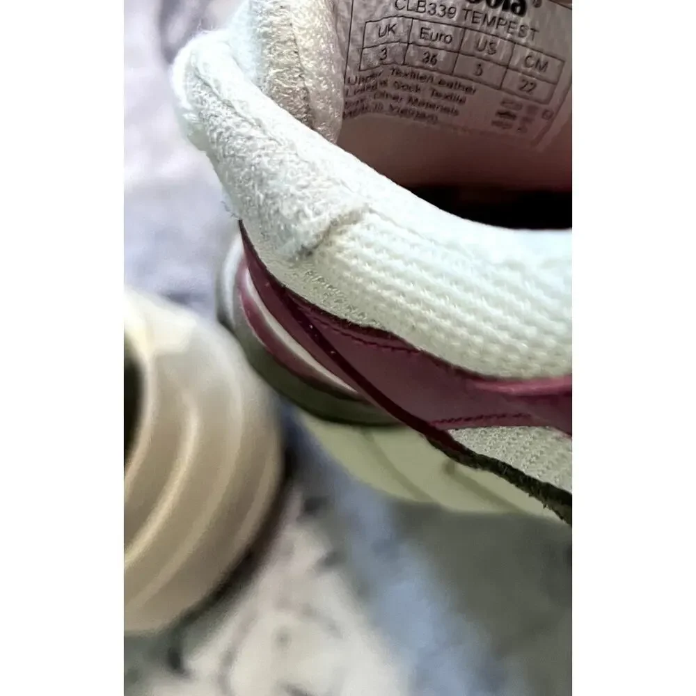 Gola Classics Women's Tempest Sneakers Off White/Khaki/Raspberry Sz 5